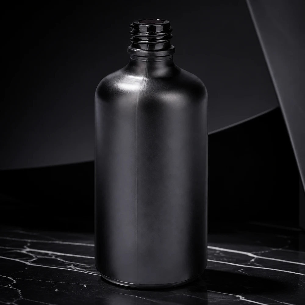 100ml lékárenská láhev BlackLine UT18/100 UNiTWIST Robuste 100ml Apothekerflasche BlackLine UT18/100 UNiTWIST aus widerstandsfähigem Braunglas