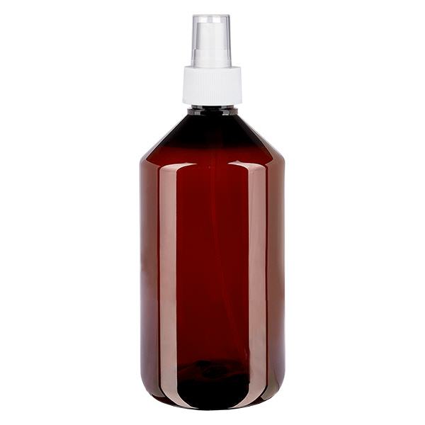 PET láhev 750ml s rozprašovačem bílá PET láhev 750ml s rozprašovačem bílá