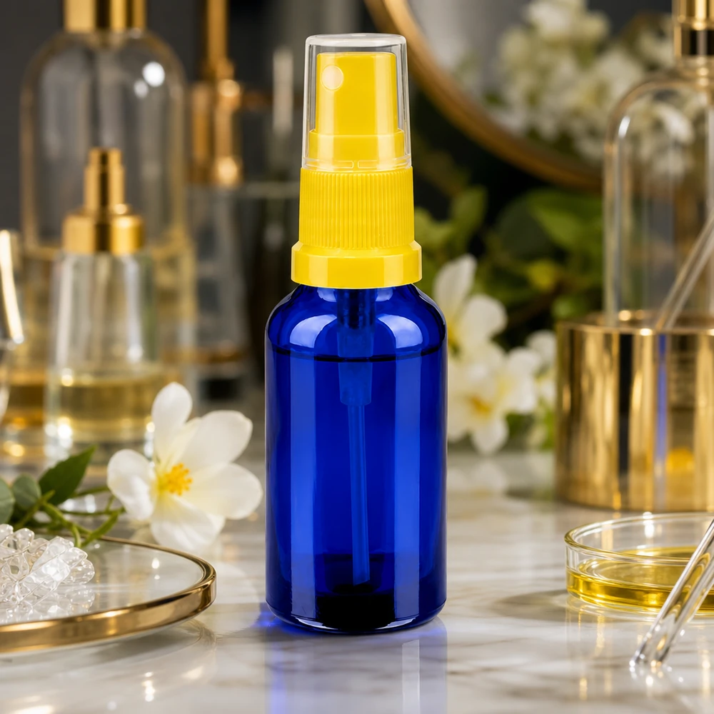 Praktische BlueLine Glasflasche 30ml mit Standard-Gewinde für universelle Verwendung