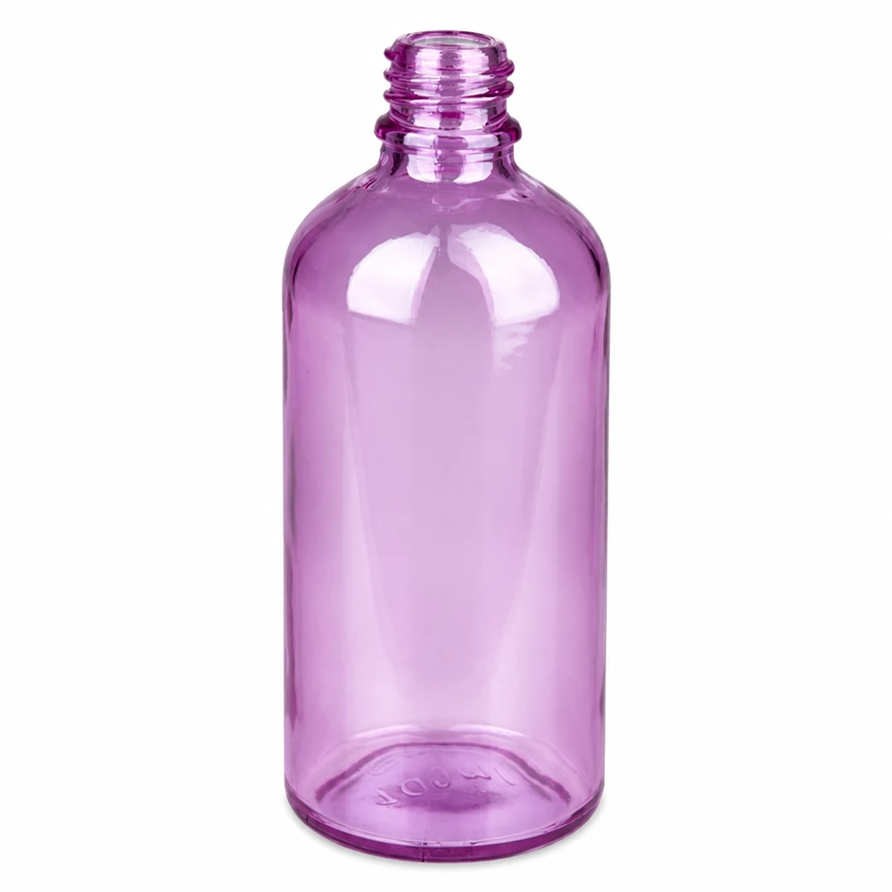 100ml lékárenská lahvička PurpleLine UT18/100 UNiTWIST ze skla. Medizinflasche 100ml PurpleLine violett für Arzneimittel mit UNiTWIST System UT18/100