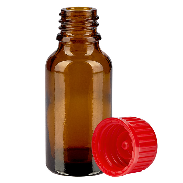 20ml láhev 11mm šroubovací uzávěr červená Standard BrownLine UT18/20 20ml láhev 11mm šroubovací uzávěr červená Standard BrownLine UT18/20