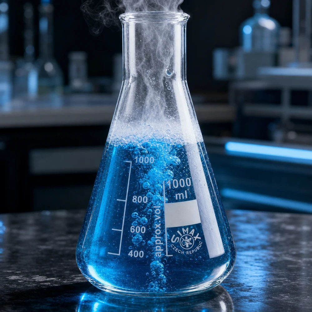 Erlenmeyerkolben 300ml Weithals spülmaschinenfest für einfache Reinigung nach Laborversuchen