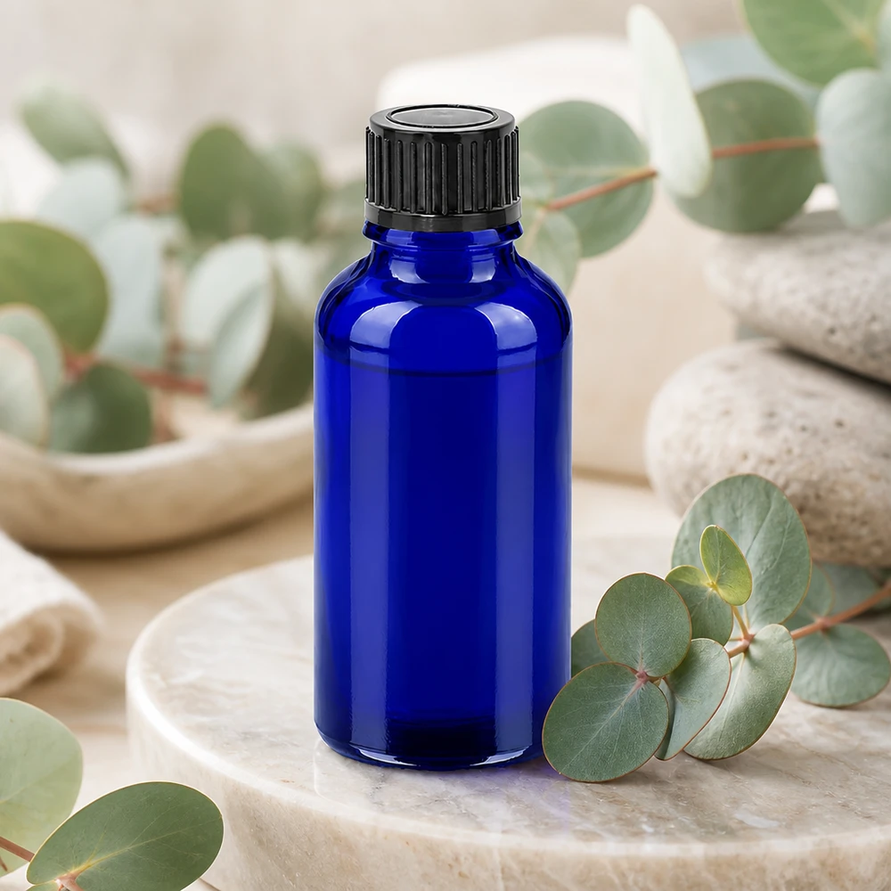 Vielseitige 30ml Blauglasflasche für DIY-Kosmetik Seren Tinkturen und natürliche Heilmittel