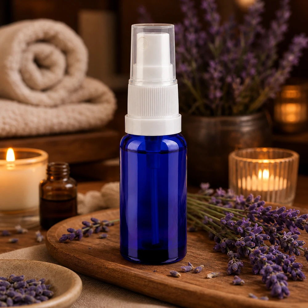 Kompakte 20ml Glassprayflasche mit durchsichtigem Design für Reise und unterwegs