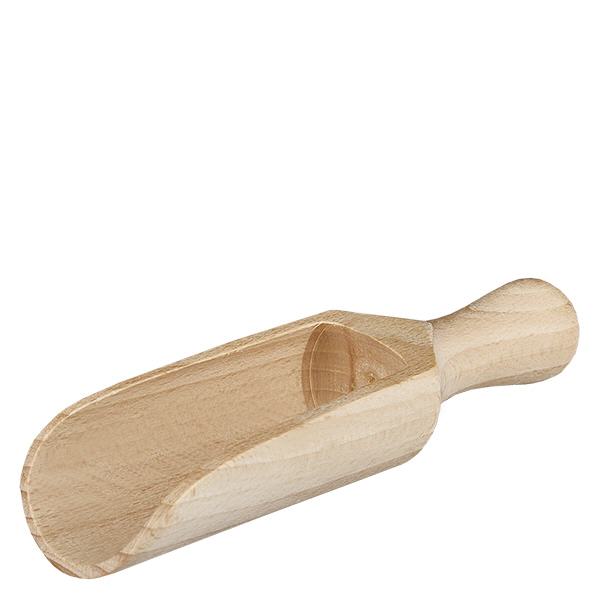 Dřevěná lopatka velikosti M půlkulatý tvar - délka 140 mm - zde. Holzschaufel Größe M halbrund 14cm lang aus natürlichem Holz für Küche und Haushalt