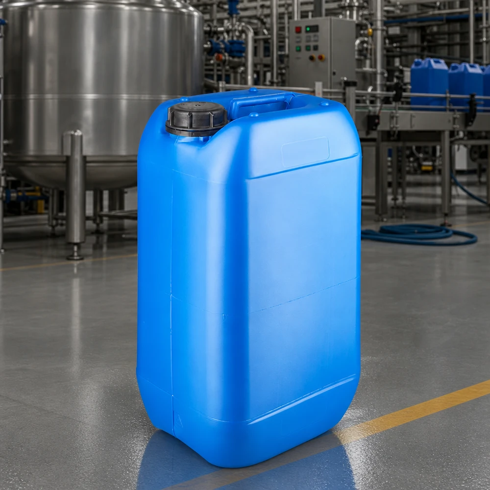 Hochdichter Polyethylen Kanister 15 Liter blau mit auslaufsicherem OV-Verschluss