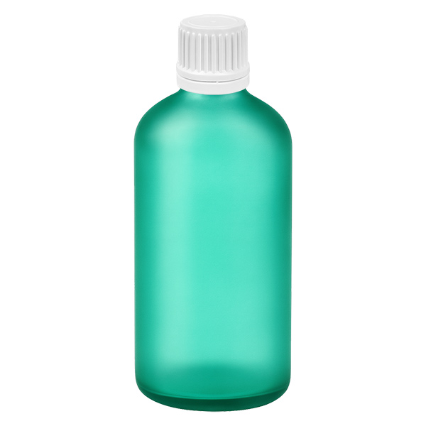 100ml láhev 11mm šroubovací uzávěr bílý uzávěr s ochranou proti manipulaci GreenLine UT18/100 100ml láhev 11mm šroubovací uzávěr bílý uzávěr s ochranou proti manipulaci GreenLine UT18/100