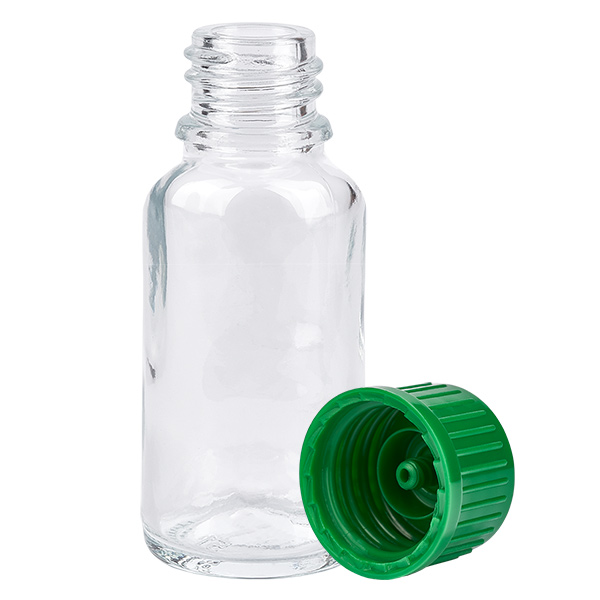 20ml láhev 11mm šroubovací uzávěr zelená Standard ClearLine UT18/20 20ml láhev 11mm šroubovací uzávěr zelená Standard ClearLine UT18/20