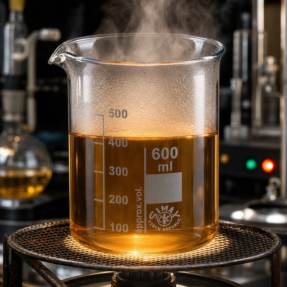 Kádinka 600 ml z borosilikátového skla, nízký tvar Chemiebeständiges Becherglas 600ml niedrige Form ideal für Experimente und Messungen im Labor