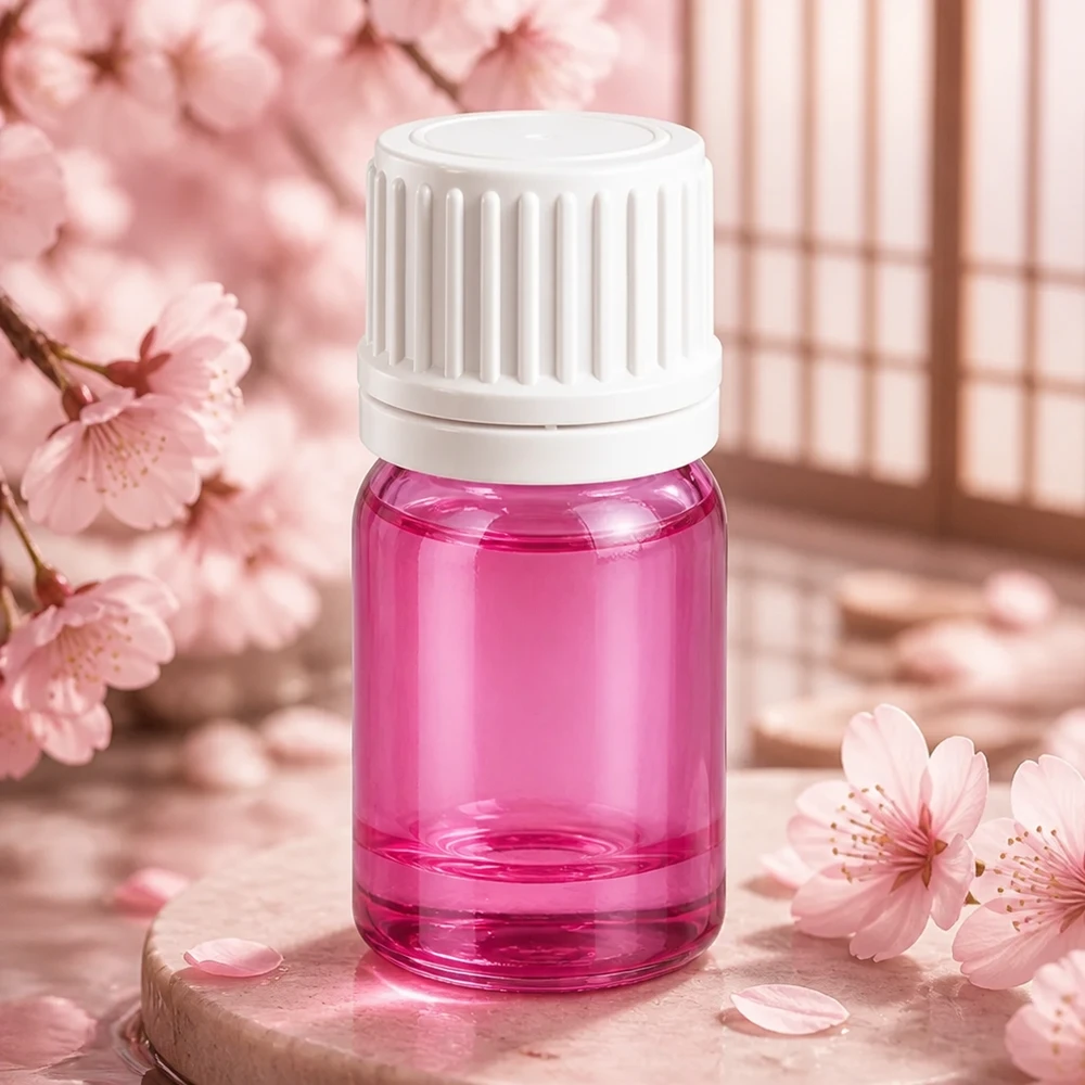 Hochwertige 5ml Glasflasche PurpleLine mit präziser 0.7mm Tropfvorrichtung für Profis
