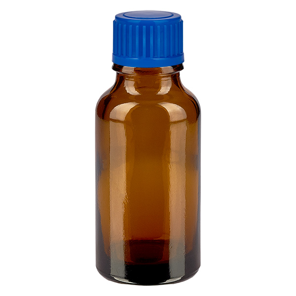 20ml láhev 11mm šroubovací uzávěr modrá Standard BrownLine UT18/20 20ml láhev 11mm šroubovací uzávěr modrá Standard BrownLine UT18/20