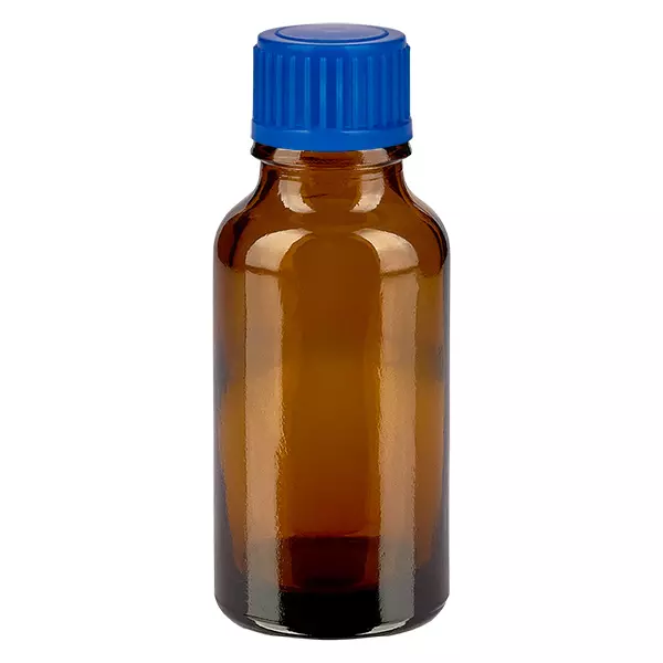 20ml láhev 11mm šroubovací uzávěr modrá Standard BrownLine UT18/20 20ml láhev 11mm šroubovací uzávěr modrá Standard BrownLine UT18/20