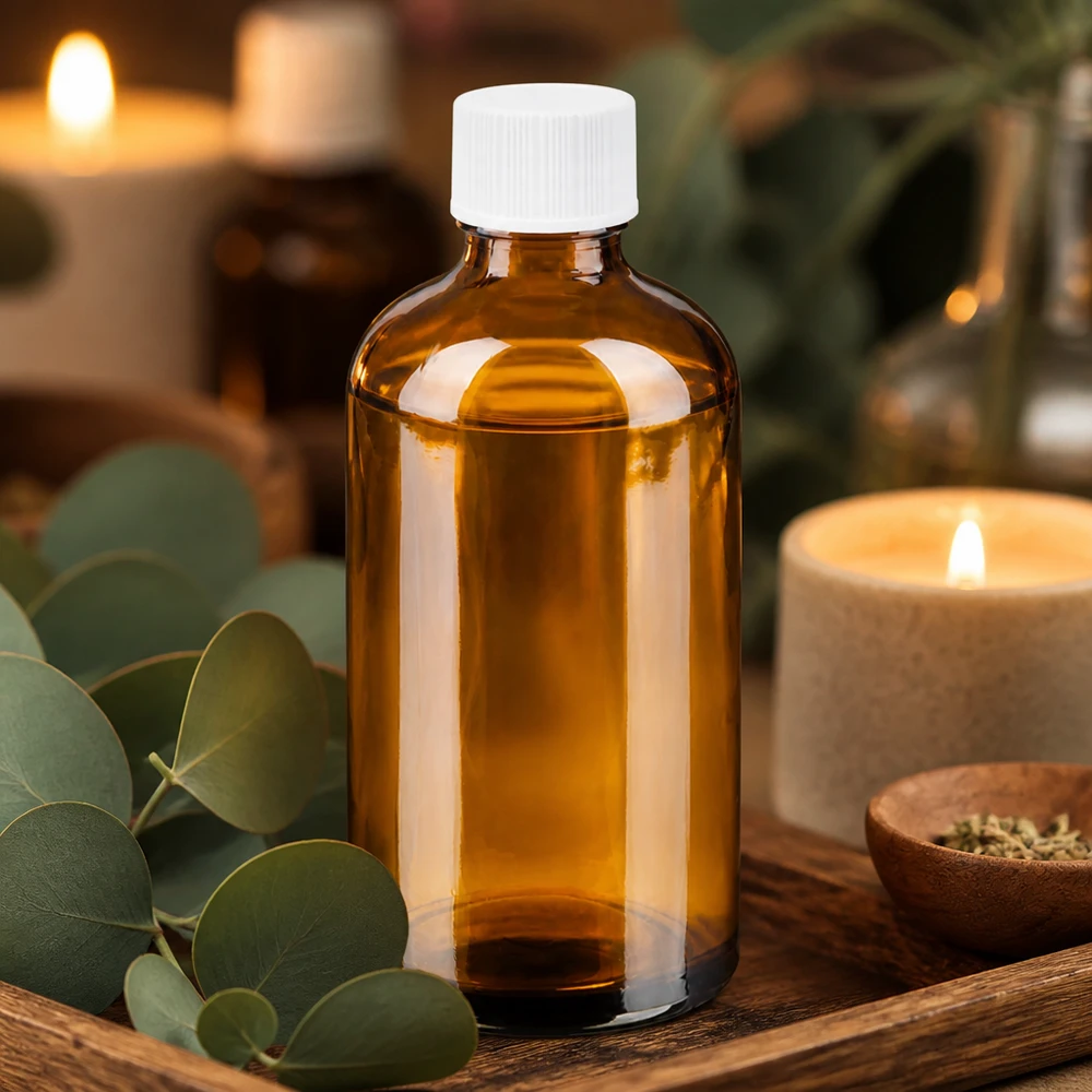Professionelle 100ml Braunglasverpackung mit weißem Verschluss für pharmazeutische Anwendungen
