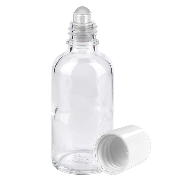 50ml roll-on láhev bílá standardní uzávěr ClearLine UT18/50