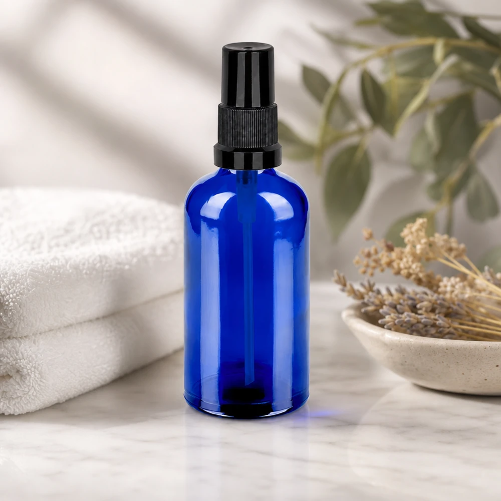 100ml lahev na stříkání černá standardní uzávěr BlueLine UT18/100 STD BlueLine Sprayflasche 100ml - vielseitig einsetzbar für Reinigung und Pflege