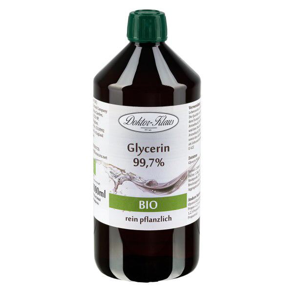 Glycerin organický (99,7 %) 1000 ml Doktor-Klaus Glycerin organický (99,7 %) 1000 ml Doktor-Klaus