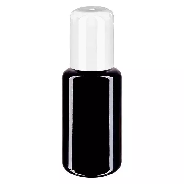 Lékárenská lahvička violet 30ml roll-on uzávěr bílá Lékárenská lahvička violet 30ml roll-on uzávěr bílá
