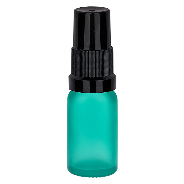 10ml lahvička s rozprašovačem černá standardní uzávěr GreenLine UT18/10 10ml lahvička s rozprašovačem černá standardní uzávěr GreenLine UT18/10