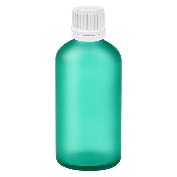 100ml lahvi&#269;ka s kap&#225;tkem 0,7mm b&#237;l&#225; s tamper-evidentn&#237;m uz&#225;v&#283;rem GreenLine UT18/100