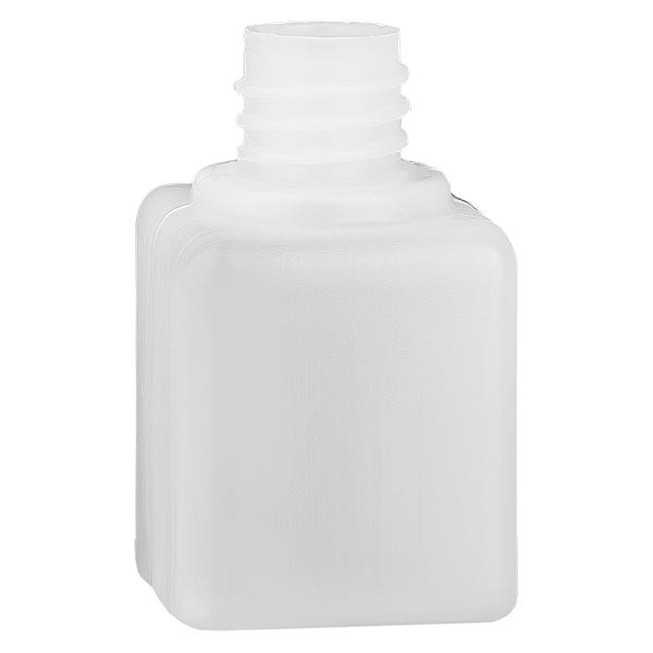 Láhev na chemikálie 20ml, úzké hrdlo z PE-HD, přírodní barva, GL 18 Láhev na chemikálie 20ml, úzké hrdlo z PE-HD, přírodní barva, GL 18