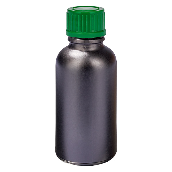 30ml láhev 11mm šroubovací uzávěr zelený standard BlackLine UT18/30 30ml láhev 11mm šroubovací uzávěr zelený standard BlackLine UT18/30