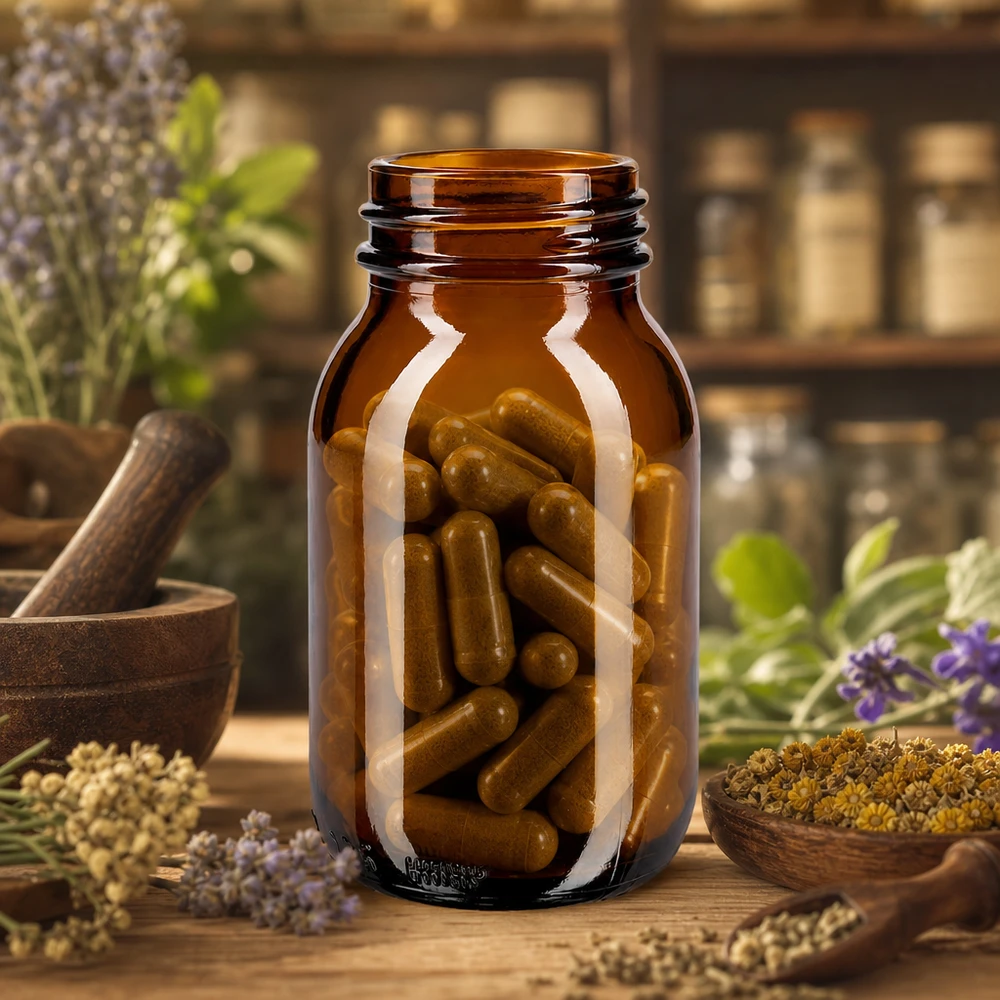 125ml láhev se širokým hrdlem z jantarového skla 125ml Braunglasflasche mit breiter Öffnung optimal für Dosierung und Portionierung