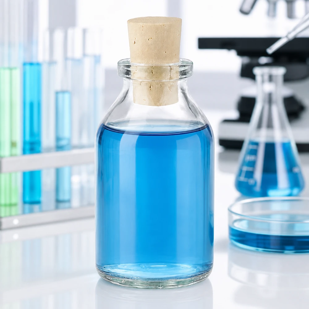 Wiederverwendbare Glasflasche 20ml mit dichtem Naturkorken für sichere Aufbewahrung