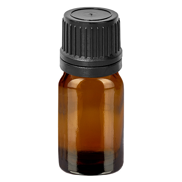 5ml lahvi&#269;ka s kap&#225;tkem 1mm &#269;ern&#225; s uz&#225;v&#283;rem s ochranou proti manipulaci BrownLine UT18/5