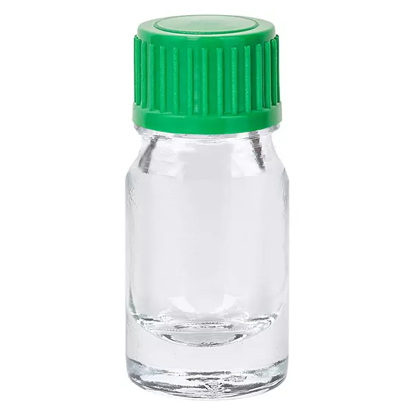 5ml lahvička s kapátkem 0,8 mm zelená standardní uzávěr ClearLine UT18/5 5ml lahvička s kapátkem 0,8 mm zelená standardní uzávěr ClearLine UT18/5