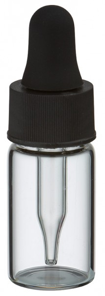 3ml mini pipetovací láhev čirá černá/černá UT13/3 UNiTWIST 3ml mini pipetovací láhev čirá černá/černá UT13/3 UNiTWIST