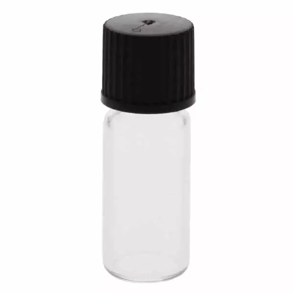 Lahvičky se závitem čiré 1,5 - 2 ml, 11,6 x 32 mm včetně víčka. Lahvičky se závitem čiré 1,5 - 2 ml, 11,6 x 32 mm včetně víčka.