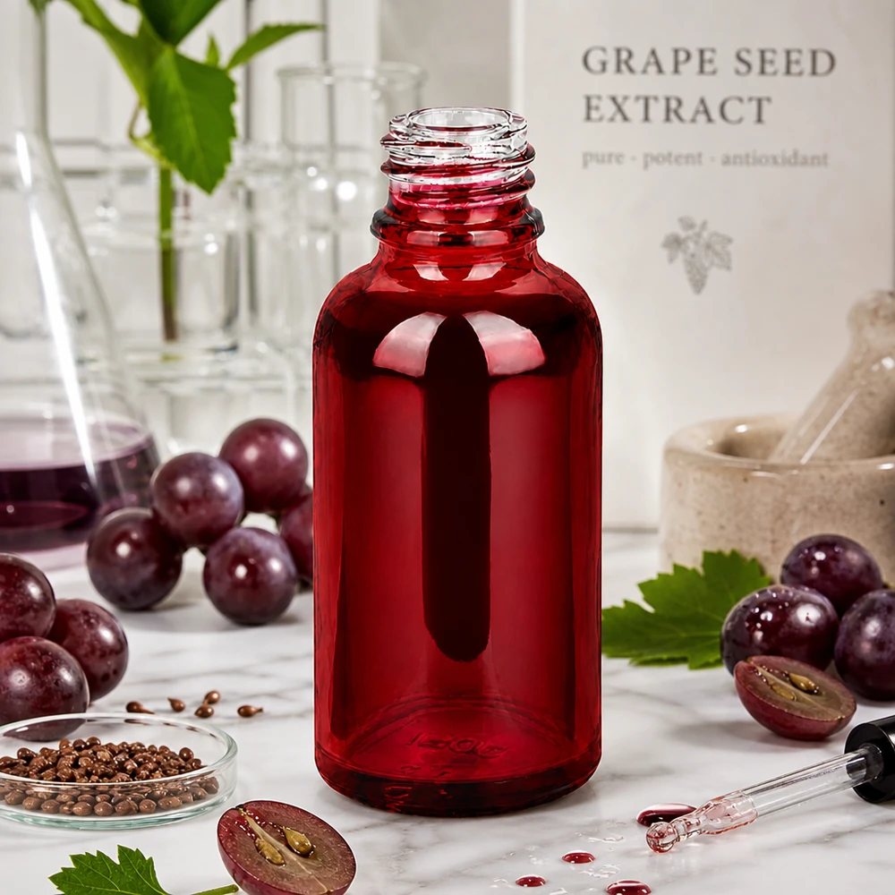 30ml lékárenská lahvička RedLine UT18/30 UNiTWIST. RedLine UT18/30 UNiTWIST 30ml Glasflasche mit schlanker Form für Kosmetik und Öle