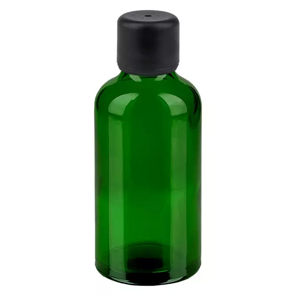 50ml láhev 6mm šroubovací uzávěr černý standardní GreenLine UT18/50
