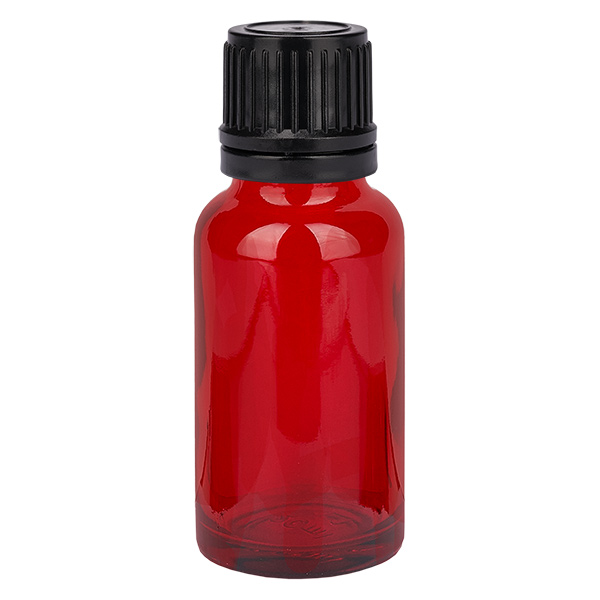 20ml kulovit&#225; l&#225;hev 3mm nal&#233;vac&#237; krou&#382;ek &#269;ern&#253; tamper-evidentn&#237; uz&#225;v&#283;r RedLine UT18/20