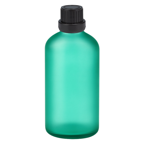 100ml l&#225;hev 11mm &#353;roubovac&#237; uz&#225;v&#283;r &#269;ern&#253; tamper evident uz&#225;v&#283;r Zelen&#225;L. UT18/100