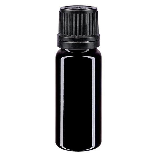 Lékárenská láhev fialová 10ml šroubovací uzávěr černý nalévací kroužek tamper evident uzávěr. Lékárenská láhev fialová 10ml šroubovací uzávěr černý nalévací kroužek tamper evident uzávěr.
