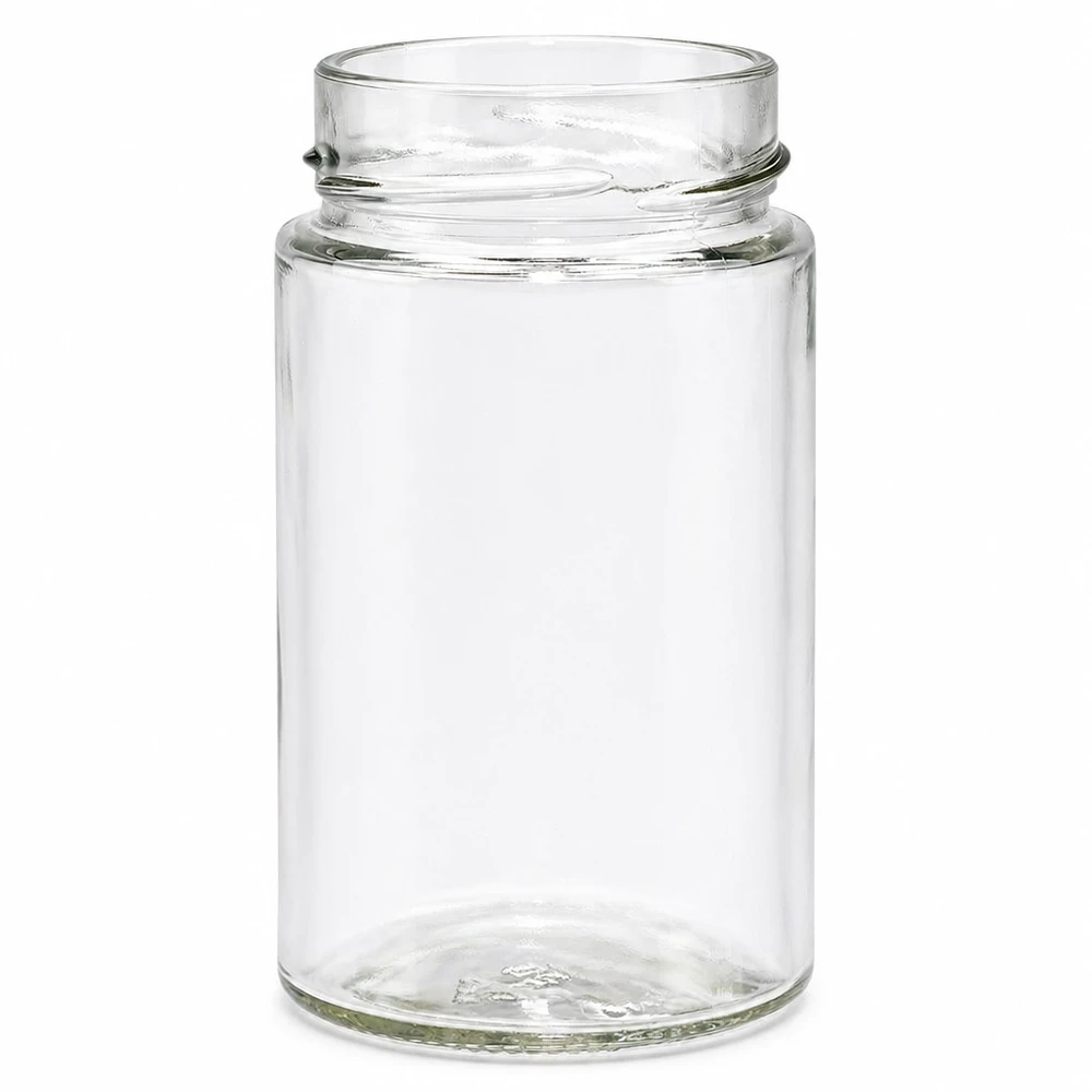 Kulatá sklenice o objemu 245 ml bez víčka (TO58deep) UNiTWIST UNiTWIST Runda245 Rundglas 245ml TO58deep Einmachglas Schraubglas transparent leer ohne Deckel Glaskonserve