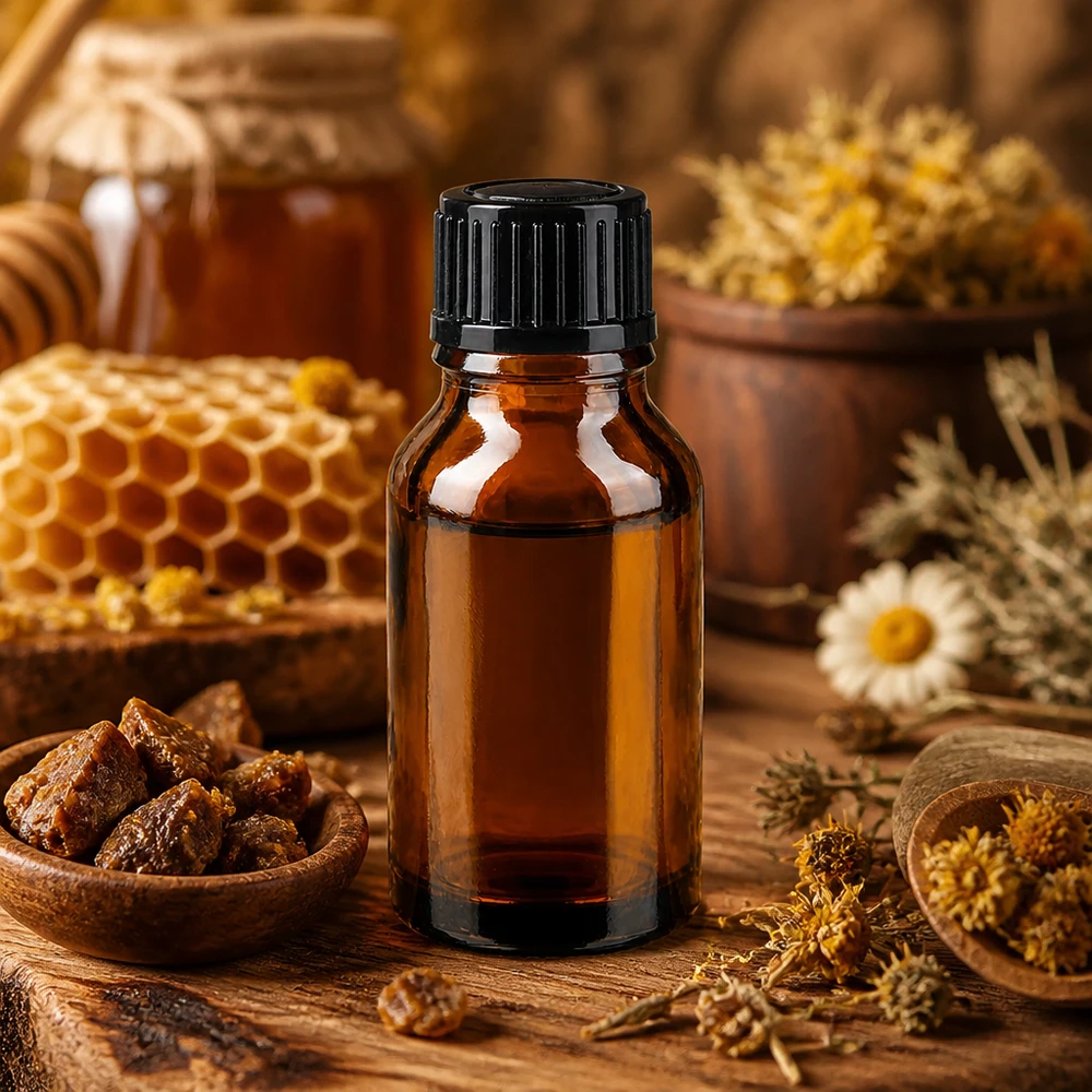 Lékárenská láhev hnědá 15ml kapátko uzávěr 1mm černý standardní Kompakte 15ml Apothekenflasche braun mit präzisem 1mm Tropfer für Blüten und Pflanzenextrakte