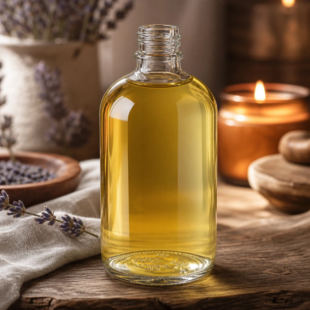 Čirá skleněná láhev 100ml DIN 18 ApoGlas 100ml Glasflasche mit präzisem Schraubverschluss für tropfenfreie Dosierung von Extrakten