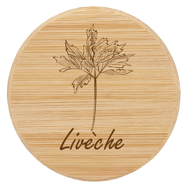 Couvercle en bois "Livèche" pro WECK RR60 Couvercle en bois "Livèche" pro WECK RR60