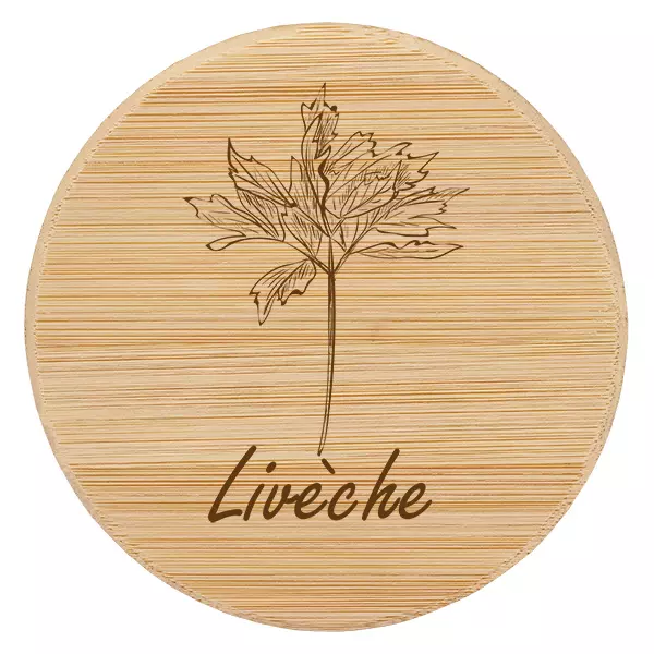 Couvercle en bois "Livèche" pro WECK RR60