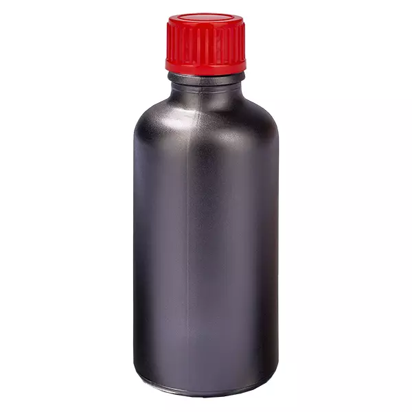 50ml láhev 11mm šroubovací uzávěr červená Standard BlackLine UT18/50 50ml láhev 11mm šroubovací uzávěr červená Standard BlackLine UT18/50