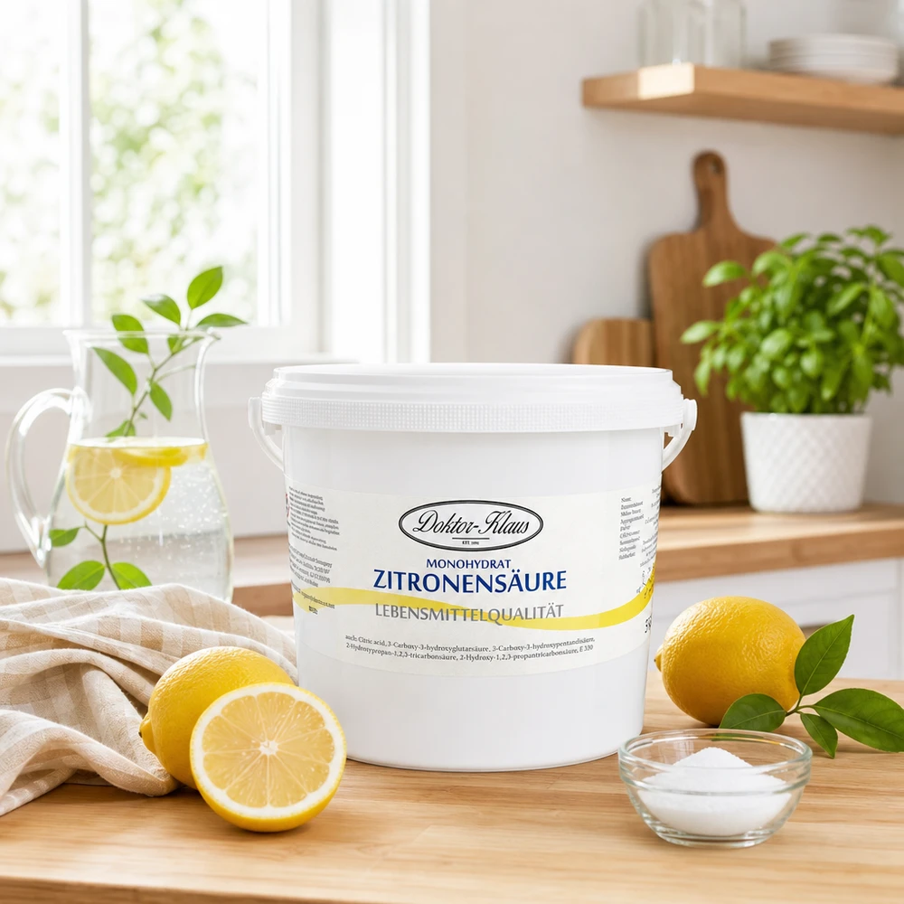 Kyselina citronová 5kg Doktor-Klaus 5kg Zitronensäure Doktor-Klaus biologisch abbaubar schonende Alternative zu aggressiven Chemikalien