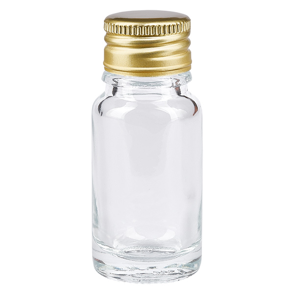 10ml lahvi&#269;ka 11mm &#353;roubovac&#237; uz&#225;v&#283;r Alu-Gold Standard ClearLine UT18/1