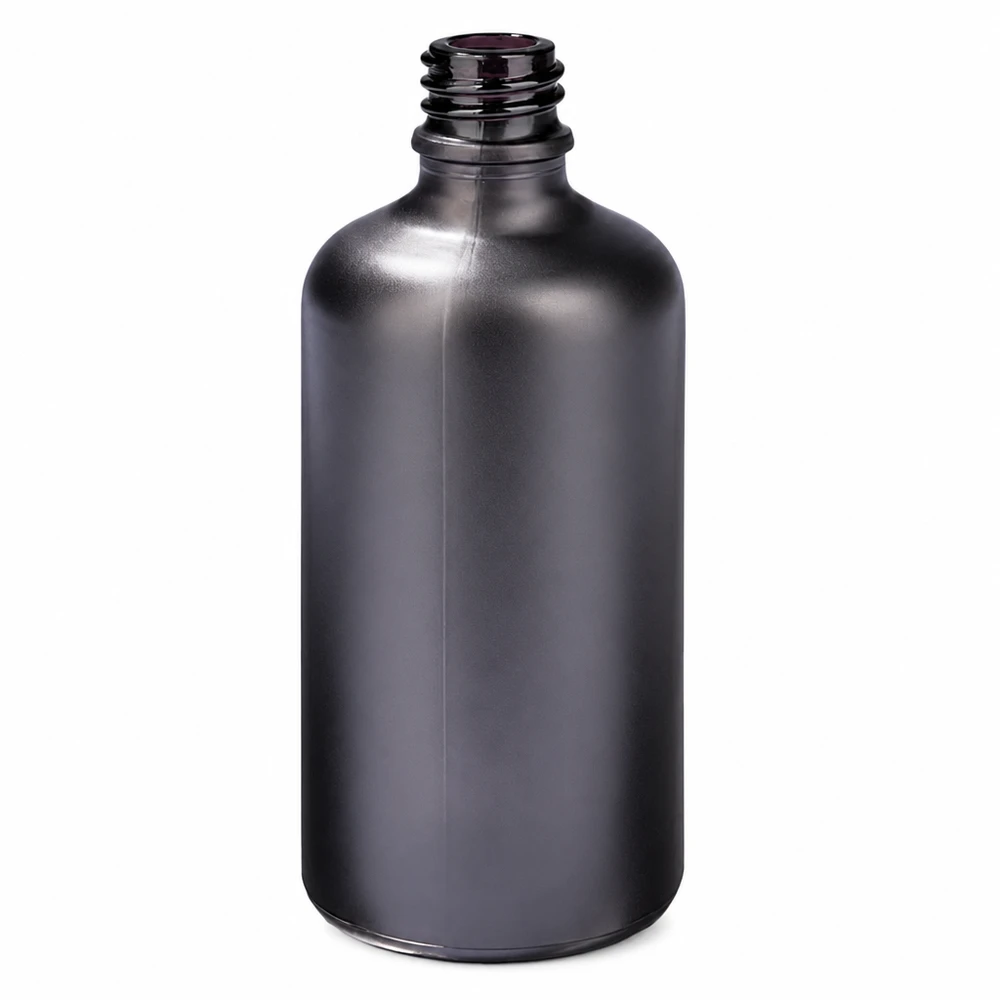 100ml lékárenská láhev BlackLine UT18/100 UNiTWIST Professionelle Apothekerflasche 100ml BlackLine mit UV-Schutz für Wirkstoffe und Essenzen
