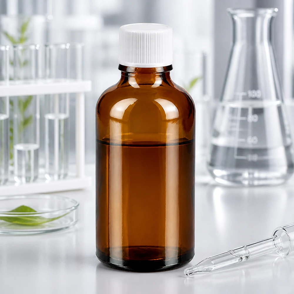 50ml láhev 11mm šroubovací uzávěr bílá Standard BrownLine UT18/50 Handliche 50ml Glasflasche mit ergonomischem Design für einfache Handhabung im Labor