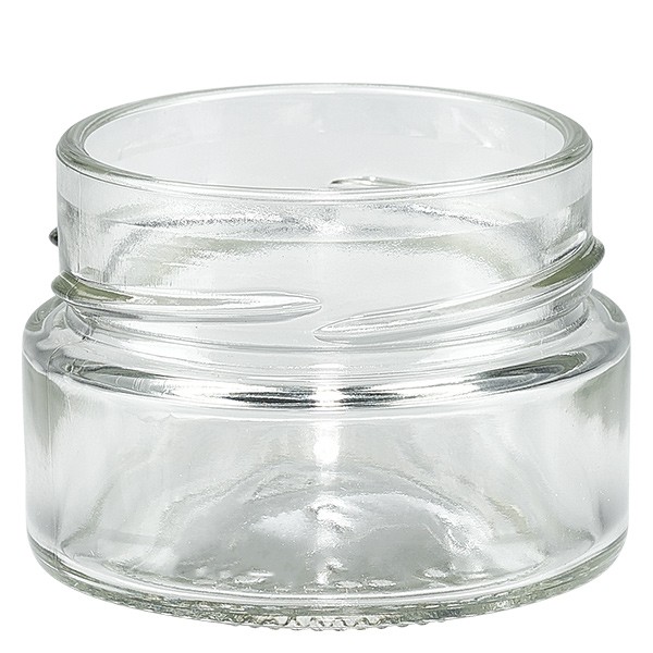 Skleněná dóza 80ml čirá, bez víčka, závit TO58deep Skleněná dóza 80ml čirá, bez víčka, závit TO58deep