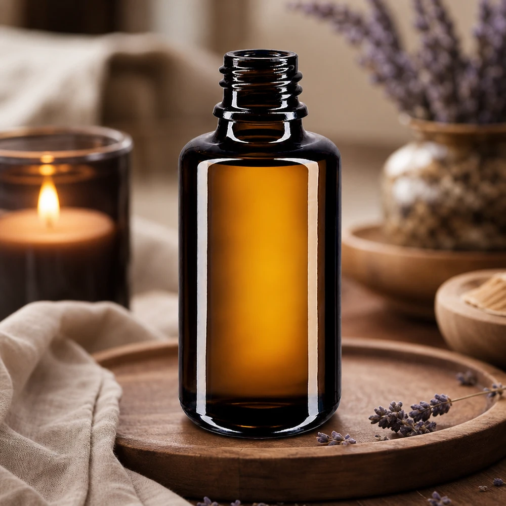 Lahvička z fialového skla 30ml DIN 18 (Mironglas) Nachhaltige Miron Tropfflasche Orion 30ml wiederverwendbar für umweltbewusste Anwender