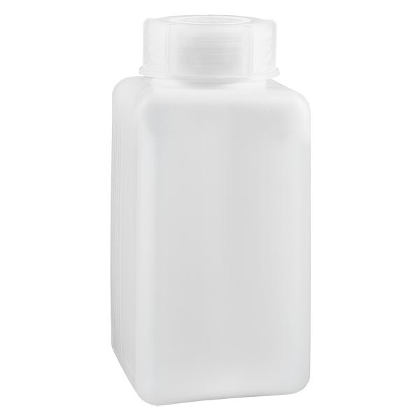 Láhev na chemikálie 1500ml, široké hrdlo z PE-HD, přírodní barva. Láhev na chemikálie 1500ml, široké hrdlo z PE-HD, přírodní barva.