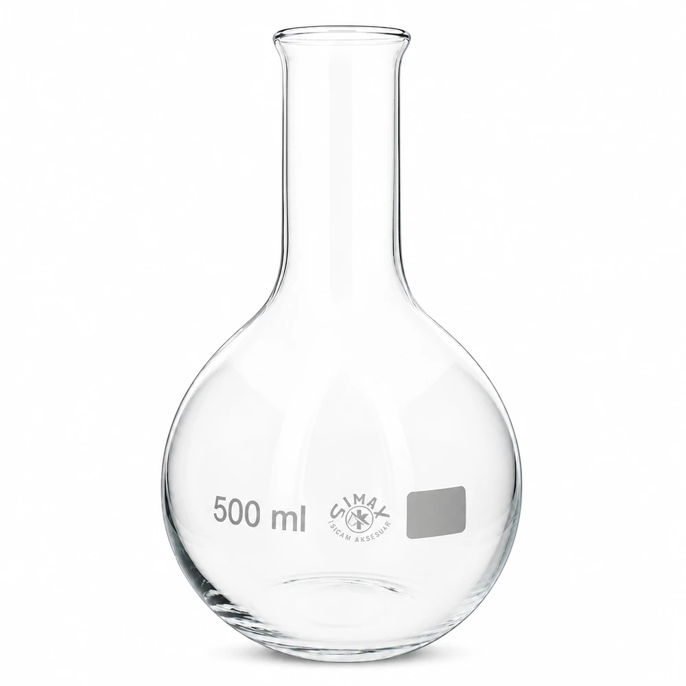 Hip flask 500ml úzké hrdlo Laborglasware 500ml Stehkolben Enghals für professionelle chemische Anwendungen